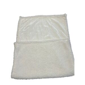 Cozy Luxury UGG Home Unisex 20x20 Cream Faux Fur Sherpa Velvet Pillow Cover